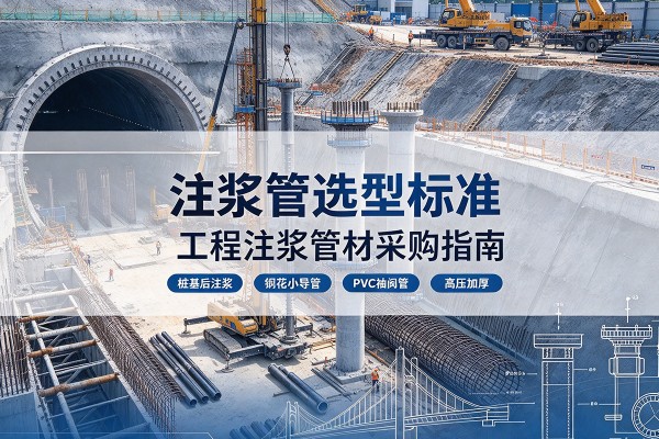 石台注浆管选型标准
