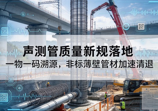 石台声测管质量新规落地，一物一码溯源，非标薄壁管材加速清退