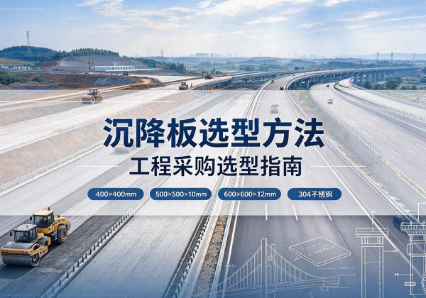 石台沉降板选择方法